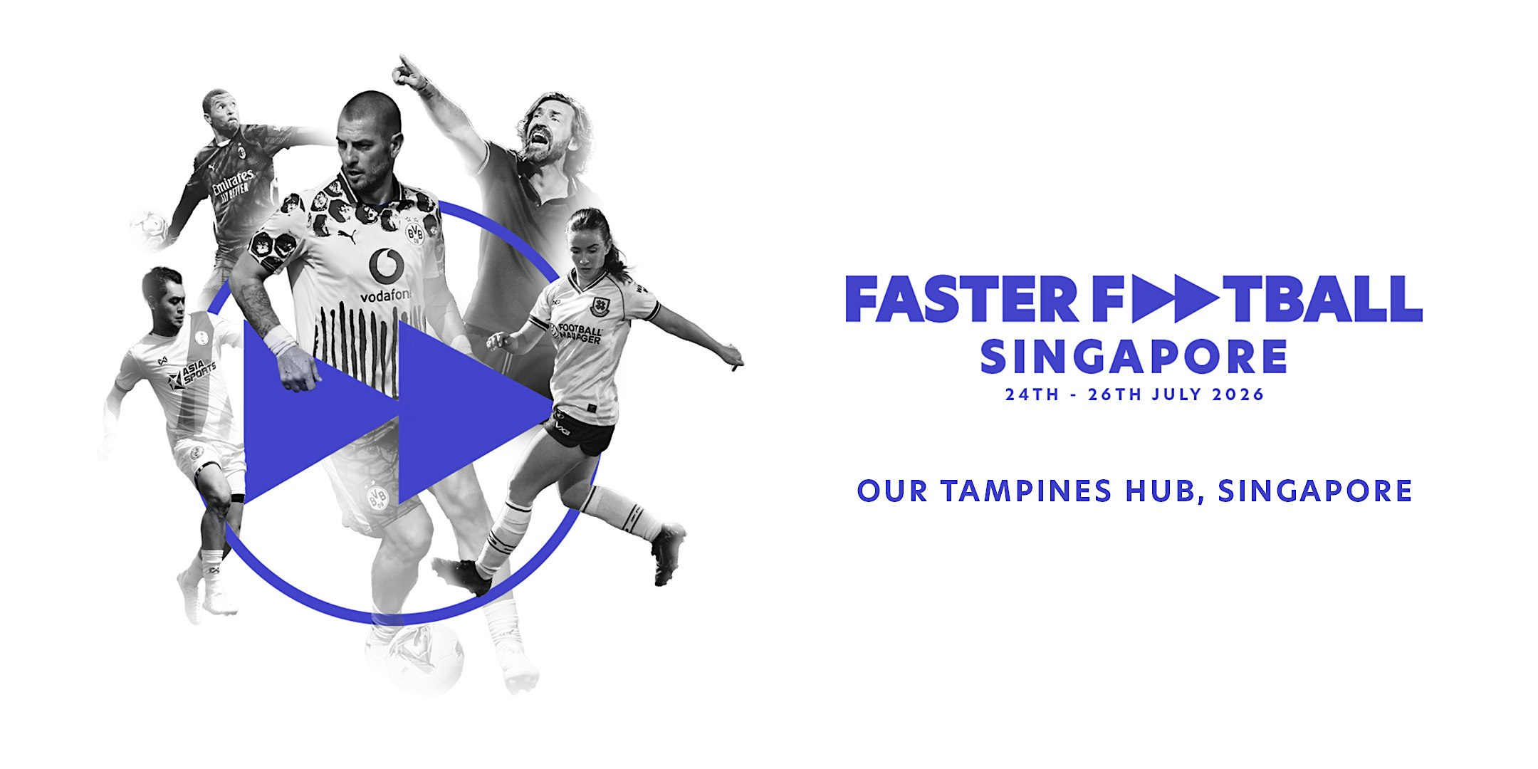 Faster Football 7-a-side action at Our Tampines Hub Stadium with international clubs