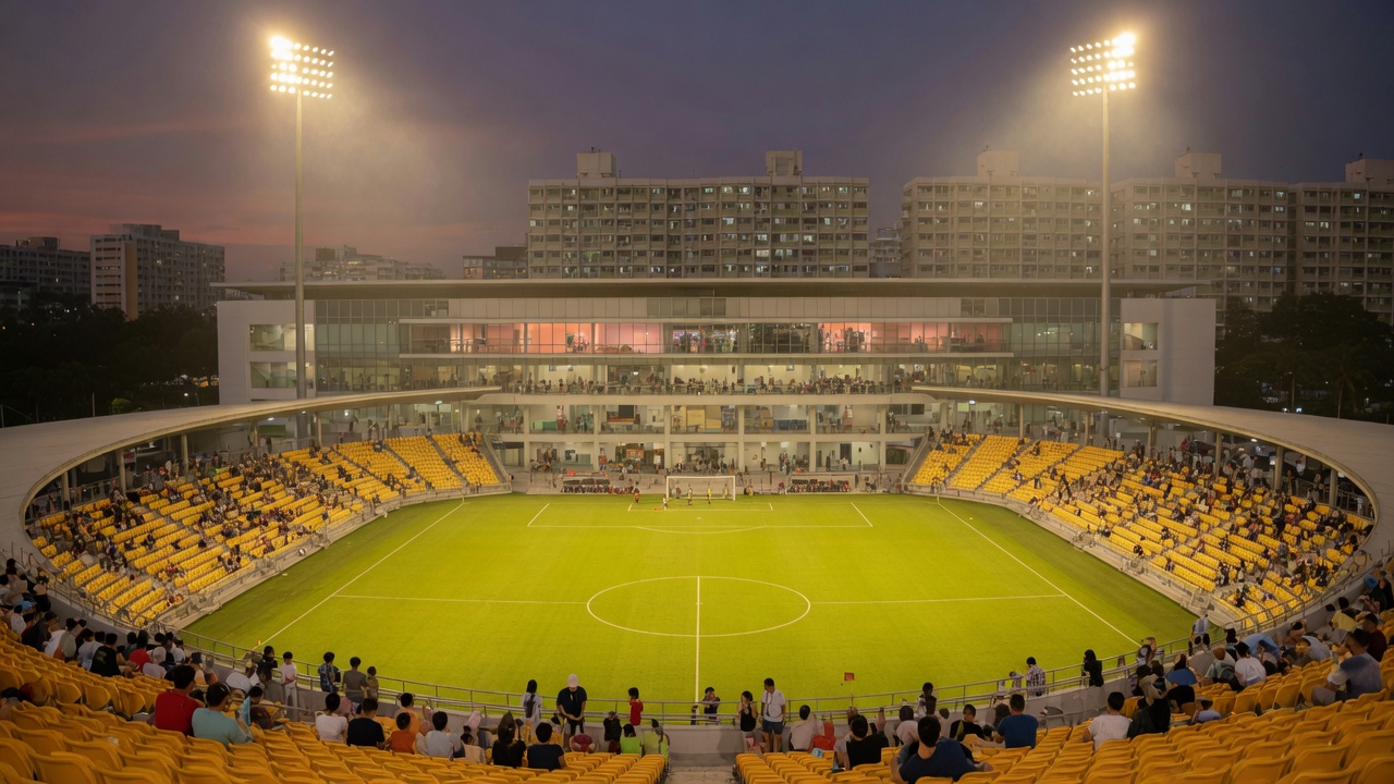 Geylang International vs Hougang United at Our Tampines Hub, 26 October 2026